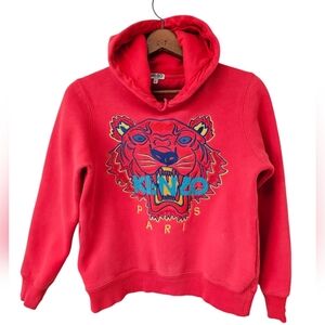 Kenzo France read hoodie with tiger embroidery women/teen size S